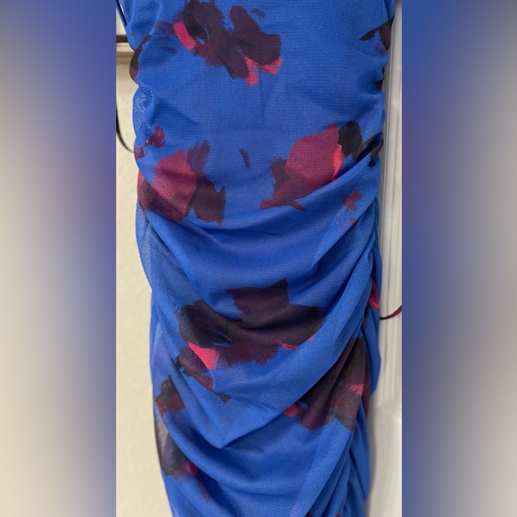 Black Halo Women’s Azra Floral Ruffle Trim Knee-length Sheath Dress-NWT-Sz 0/XS- - Picture 10 of 15